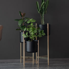 Potteskjuler på pidestall