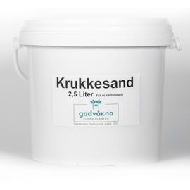Krukkesand 2,5L bøtte